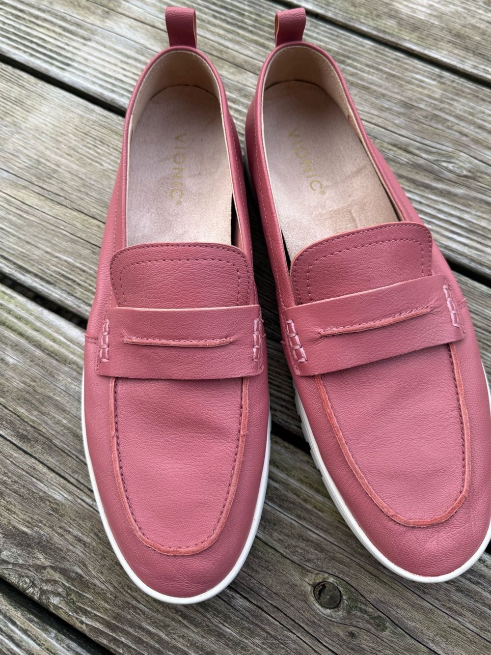 Vionic Chantel Penny Loafer Slip-On Withered Rose Sneaker 12 - Picture 3 of 12